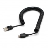 USB to micro male to male spring cable